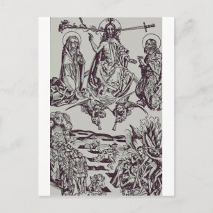 Jesus Christ is the judge of the universe Postcard