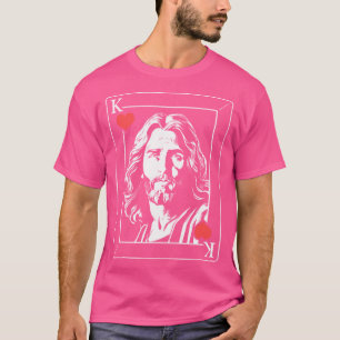 Jesus Christ - Jesus King Of Hearts T-Shirt