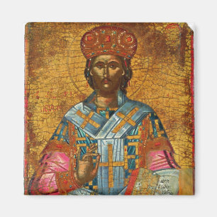 Jesus Christ King of Kings Orthodox Christian Icon Magnet
