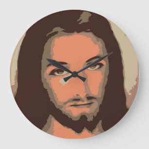 JESUS CHRIST LARGE CLOCK
