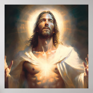Jesus Christ - Light and Life Poster