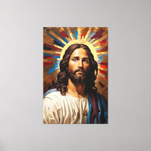 Jesus Christ - Light of Faith Canvas Print