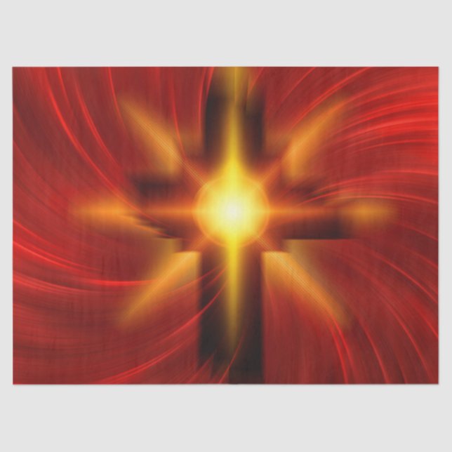 Jesus Christ Lord and Saviour Tissue Paper (Front)