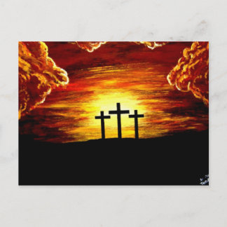 Jesus Christ Love of God Cross Crucifix Postcard