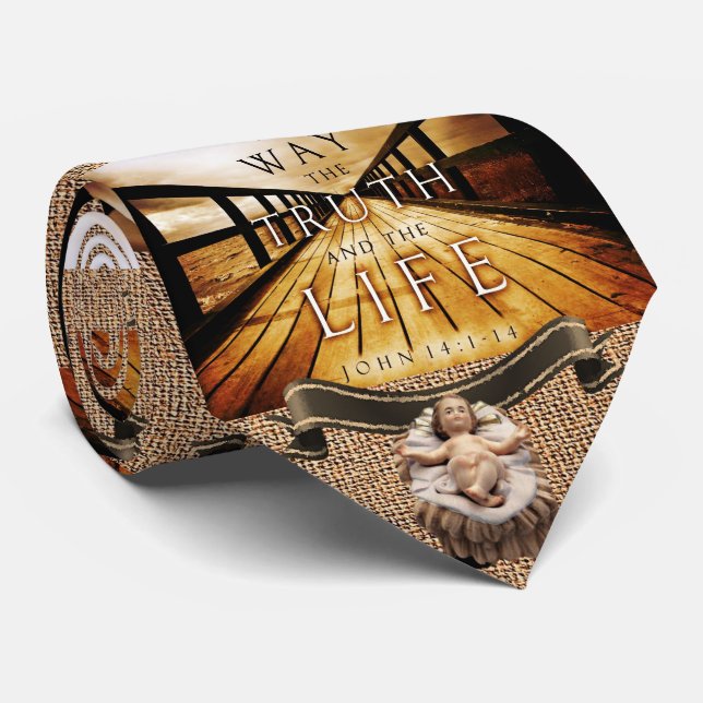 Jesus Christ Men Designer Ties (Rolled)