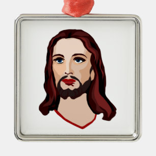 JESUS CHRIST METAL TREE DECORATION