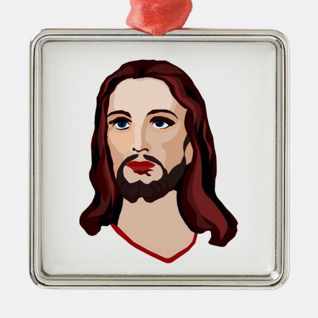 JESUS CHRIST METAL TREE DECORATION (Front)