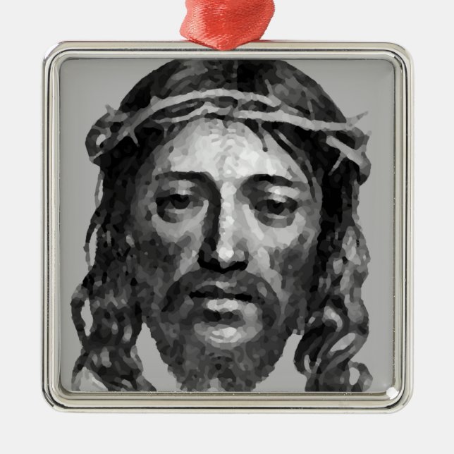 JESUS CHRIST METAL TREE DECORATION (Front)