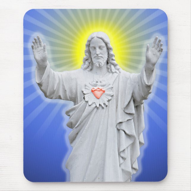 Jesus Christ Mouse Mat (Front)