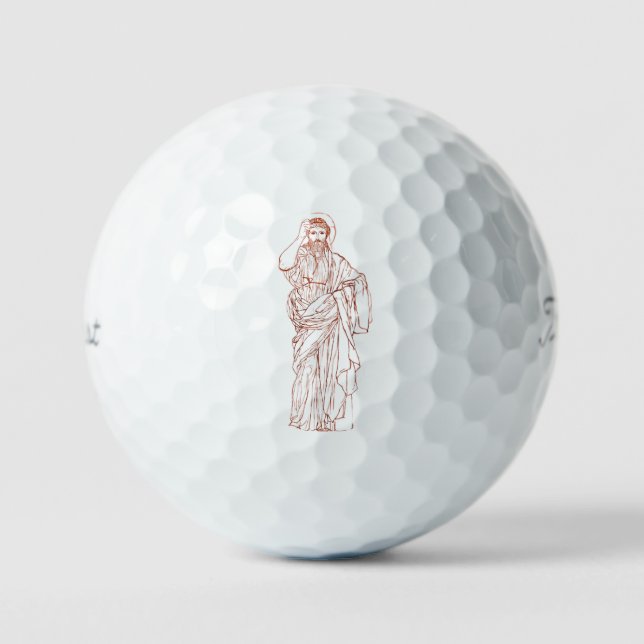Jesus Christ of Nazareth Son of God Golf Balls (Front)