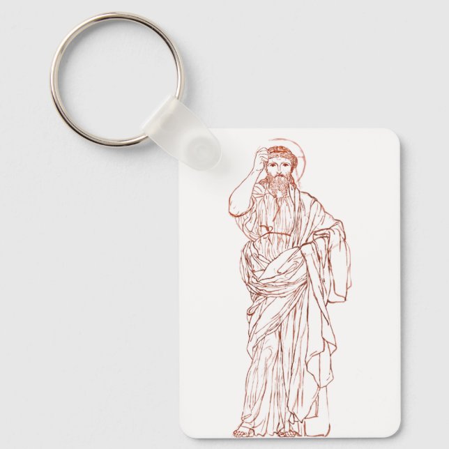 Jesus Christ of Nazareth Son of God Key Ring (Front)