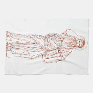 Jesus Christ of Nazareth Son of God Tea Towel