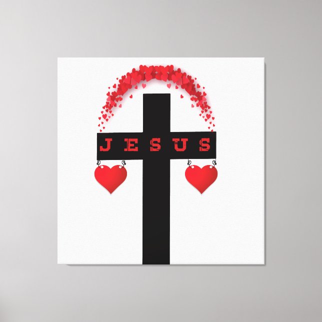 Jesus Christ of the Cross Canvas Print (Front)