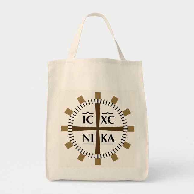 "Jesus Christ Overcomes," Various Tote Bags (Front)