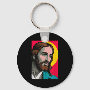 Jesus Christ P Art Religious Easter & Christma Key Ring