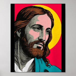 Jesus Christ P Art Religious Easter &amp; Christma Poster