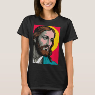 Jesus Christ P Art Religious Easter &amp; Christma T-Shirt