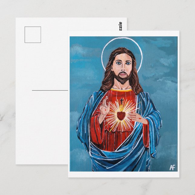 Jesus Christ Painting by Alfred Fox Postcard (Front/Back)