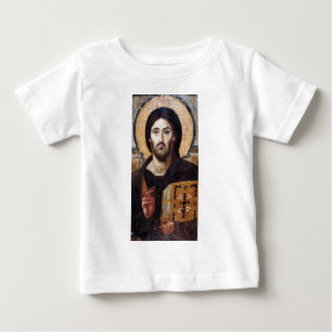 Jesus Christ Pantocrator Christian Icon Baby T-Shirt