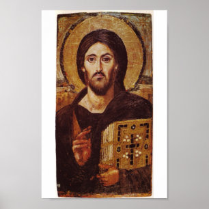 Jesus Christ Pantocrator Christian Icon Print