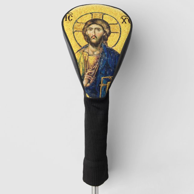 Jesus Christ Pantocrator Golf Head Cover (Front)