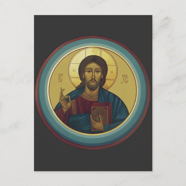 Jesus Christ Pantocrator  Postcard (Front)