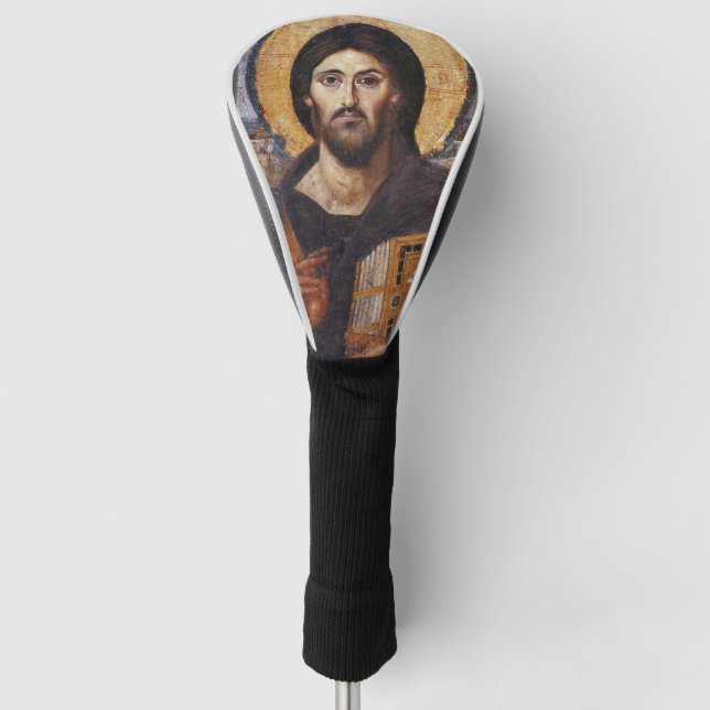 Jesus Christ Pantocrator Ruler of All Byzantine Golf Head Cover (Front)