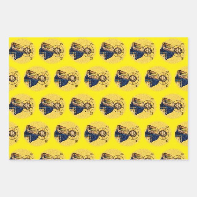 Jesus Christ Pantocrator Wrapping Paper Sheet (Front)
