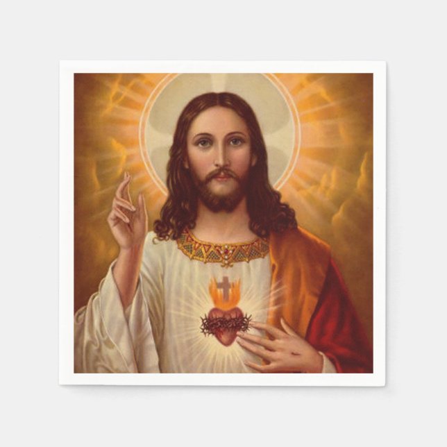 Jesus Christ Paper Napkins (Front)