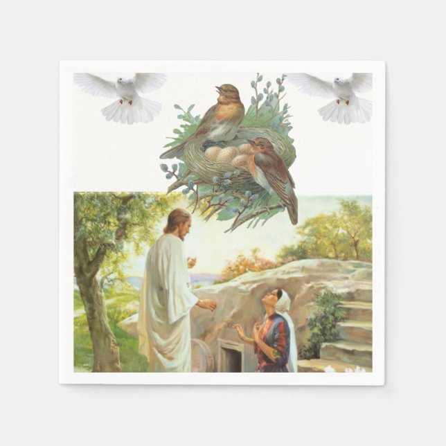 Jesus Christ Paper Napkins (Front)