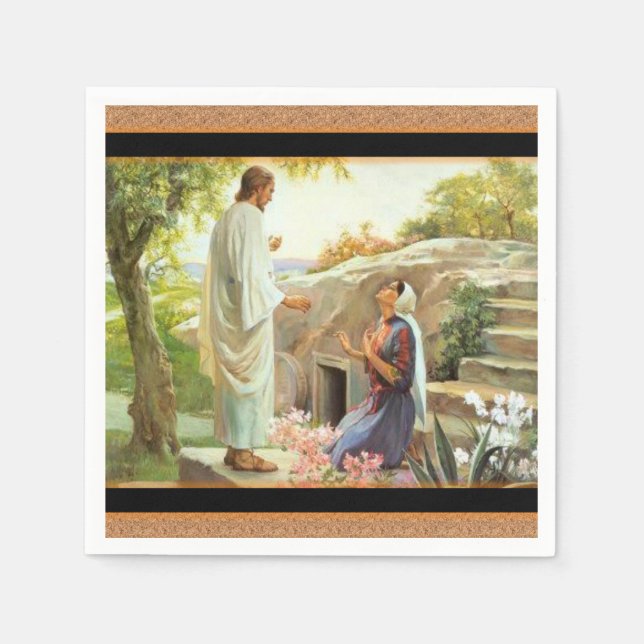 Jesus Christ Paper Napkins (Front)