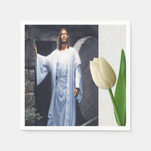Jesus Christ Paper Napkins (Front)