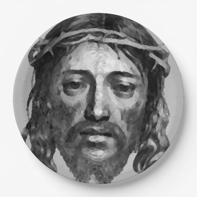 JESUS CHRIST PAPER PLATE (Front)