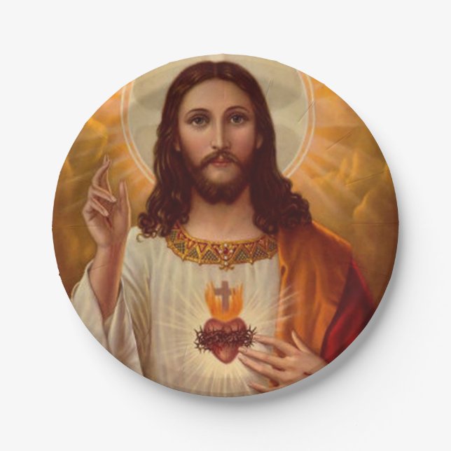 Jesus Christ Paper plates (Front)