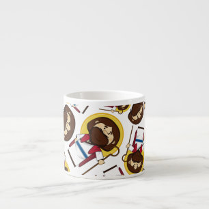 Jesus Christ Patterned Expresso Cup