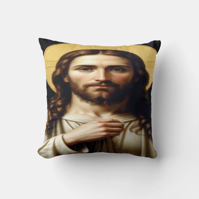 Jesus Christ pillow  (Front)
