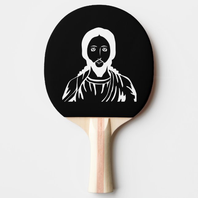 Jesus Christ Ping Pong Paddle (Front)