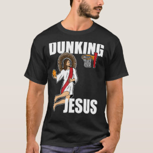 Jesus Christ Playing Basketball Christian Dunking T-Shirt