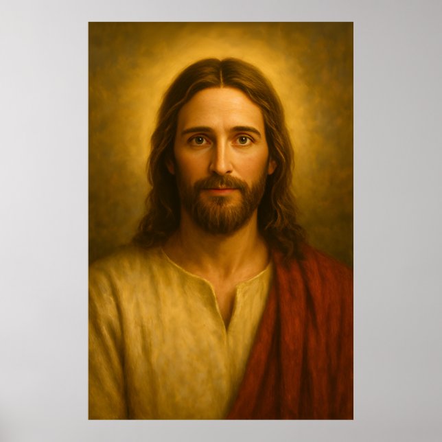 Jesus Christ Portrait #1™ LDS Wall Art Poster (Front)