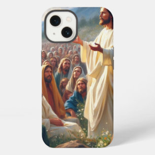 Jesus Christ preaching to the masses iPhone 13 Case