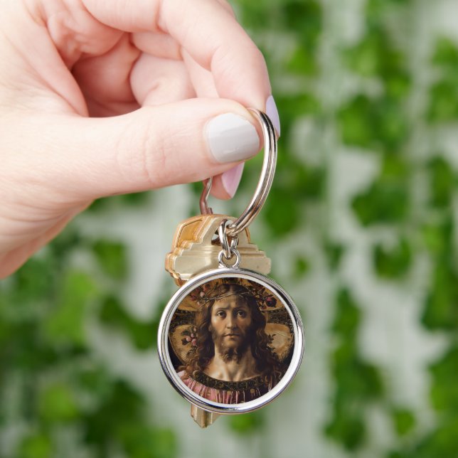 Jesus Christ Religion Renaissance Key Ring (Hand)