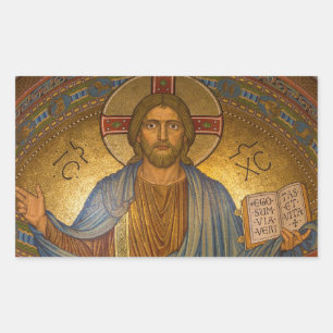 Jesus Christ Religious Christmas Stickers