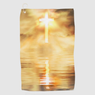 Jesus Christ Resurrected Golf Towel