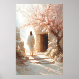 Jesus Christ Resurrected He is Risen Jesus Christ Poster