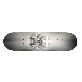 Jesus Christ Resurrection Cross Design Skateboard