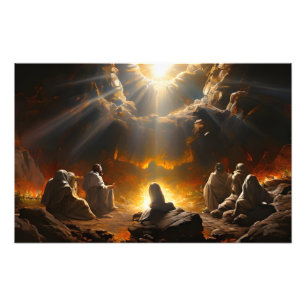 Jesus Christ resurrection  Photo Print