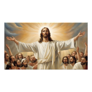 Jesus Christ resurrection Photo Print