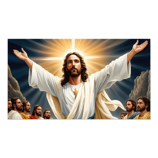 Jesus Christ resurrection  Photo Print (Front)