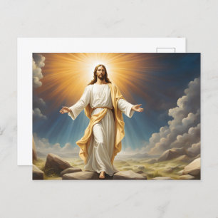 Jesus Christ resurrection  Postcard