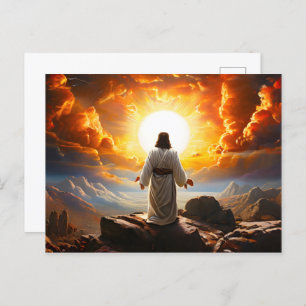 Jesus Christ resurrection  Postcard